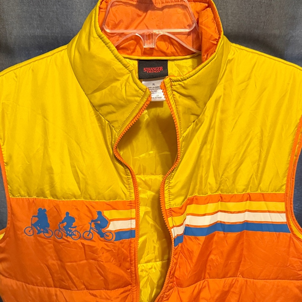Stranger Things Yellow and Orange Vest